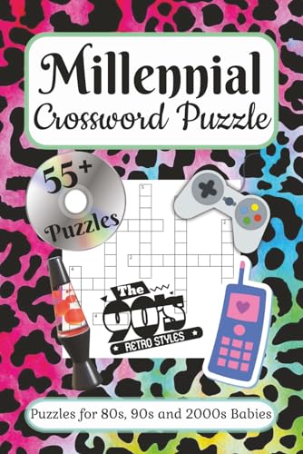 Millennial Crossword Puzzle Book: Crossword Puzzles with Easy to Read Print about All...