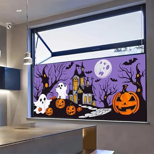 Vinilo Decorativo Halloween Fantasma Arcoíris 39.3x17.7 Pulgadas miniatura 7