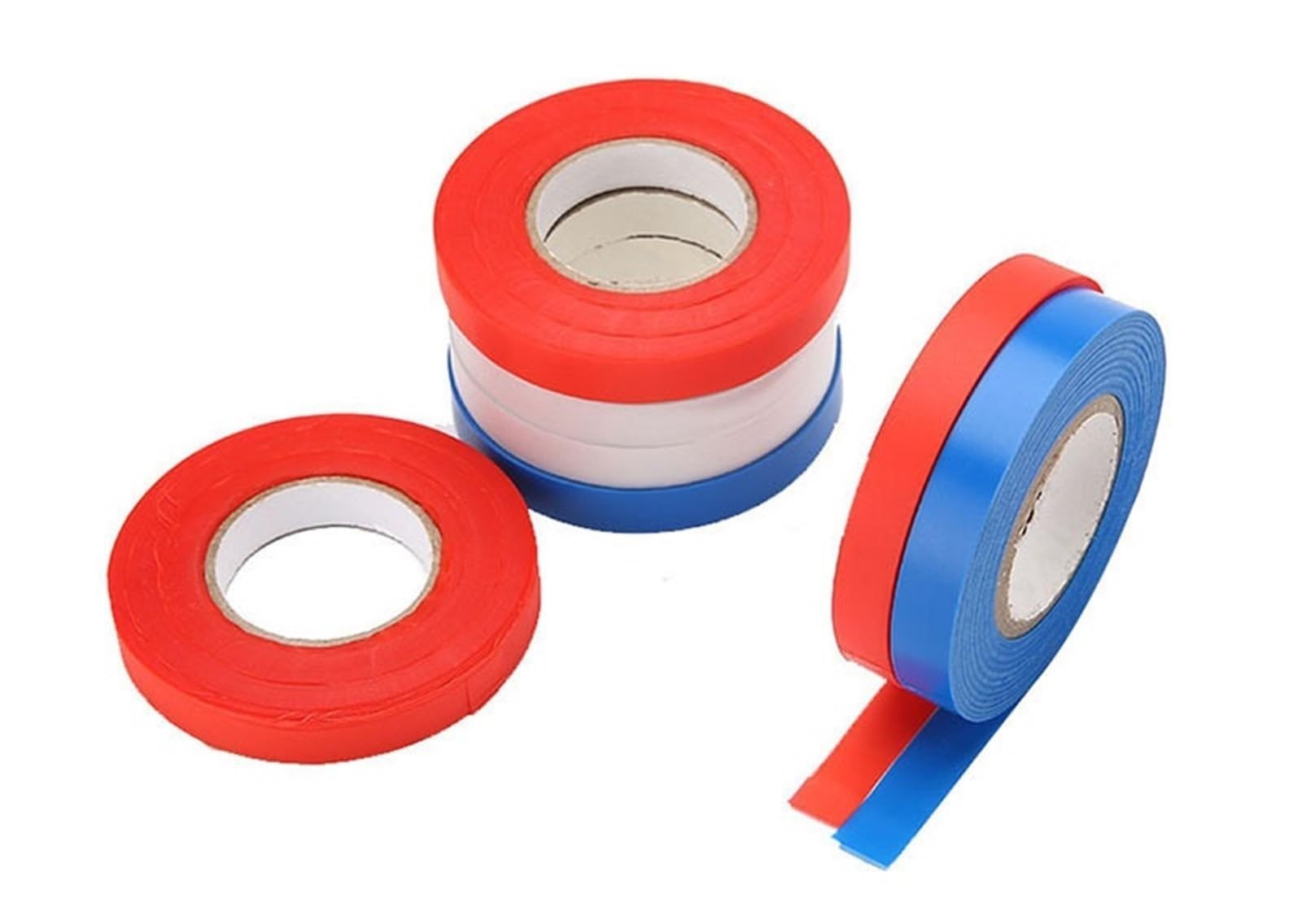 AVIMYA Tying Binding Flower Vegetable Machine Tree Parafilm Gardening Bind Belt Tapetool Secateurs Engraft Red PVC tie Tape 30m/PC (Color : 20Pcs Red)