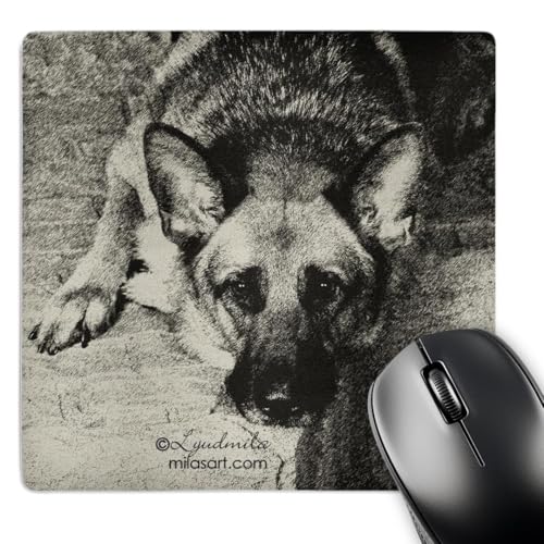 3dRose, German Shepherd, Mouse Pad