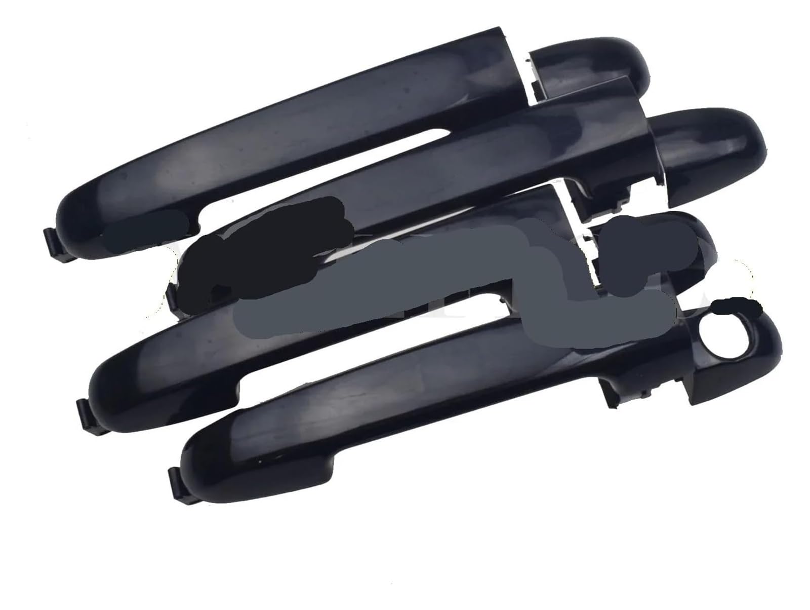 LSDSAAZA Sliding Exterior Handle for Hyundai for Elantra Car Door Handle Repair Exterior Outside Handles Front Rear(Set 4pcs 1 Keyhole)