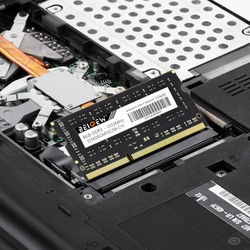 Image of DDR3 Ram 16GB Kit(2x8G) 1333MHz PC3-10600 DDR3L CL9 1.35V /1.5V Beiqew Laptop Computer SODIMM Memory 204-Pin Non-ECC Unbuffered Upgrade Memory Module