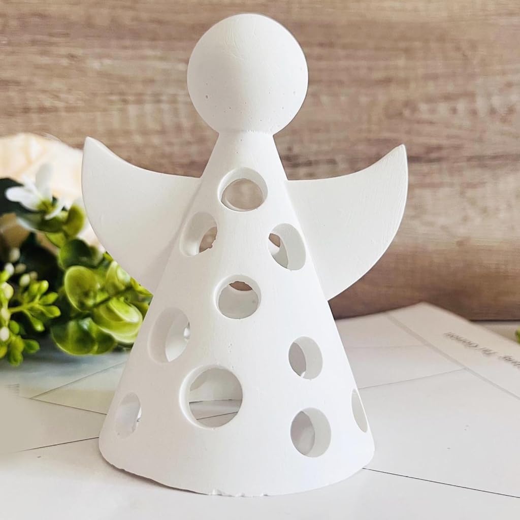Figurine Angelic Sturdy Silicone Squeeze Mould Set Craft Supplies for Kids Creativity and Home Decoration Enhancement