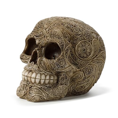 Cráneo decorativo damascado Puckator un regalo sorprendente para amantes del misterio 4