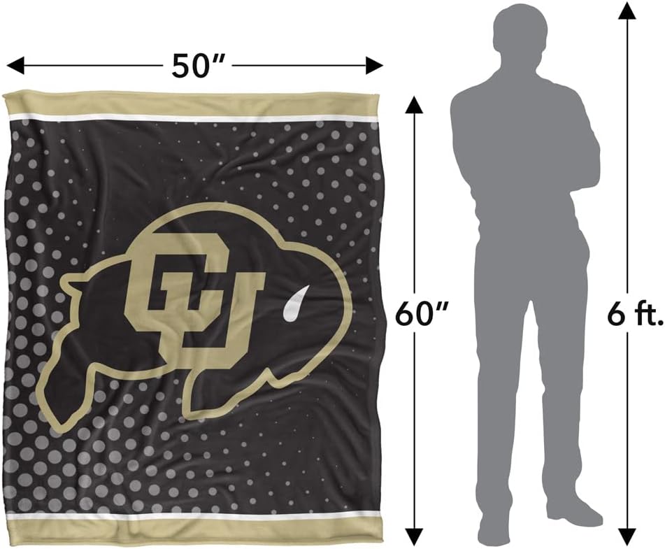 LOGOVISION Official Collegiate Logo Dots Collection Silky Touch Super Soft Throw Blanket Collection