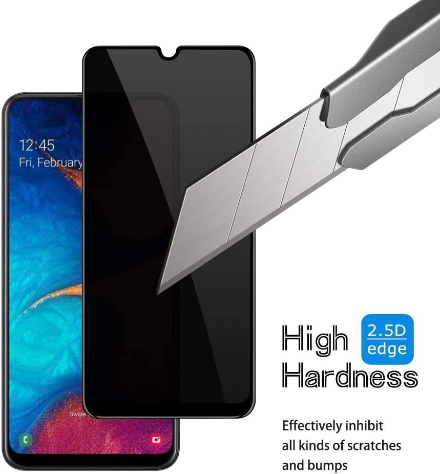 Image of Anti-Spy Privacy Tempered Glass Screen Protector Compatible For Realme C11 (Black, Pack of 1) Edge to Edge Coverage Screen Guard with Easy Installation Kit