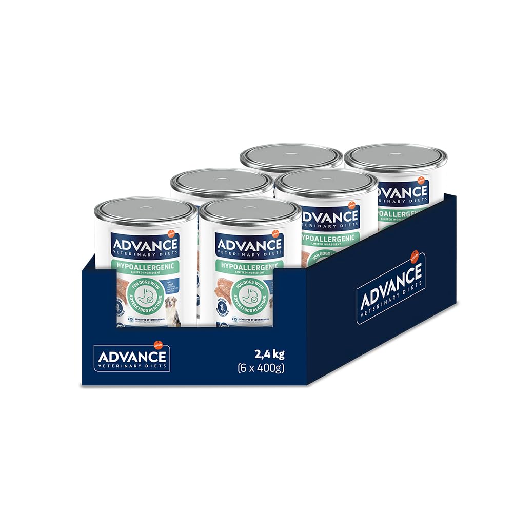 Advance Diets Comida Húmeda para Perros - Hypoallergenic con Trucha - 6 latas x 400g