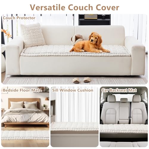 DREAMINGO Non Slip Fuzzy Couch Cover for Dogs, Washable Pet Sofa Protector - image 4