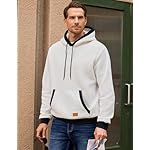 JMIERR Men's Cotton Casual Hoodies Sweatshirts Fashion Long Sleeve Drawstring Fleece Pullover Hoodie with Pockets - Image 2