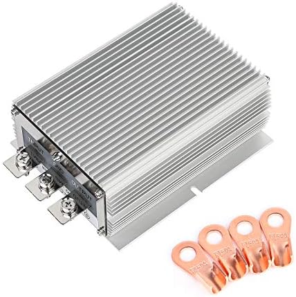 HOMELYLIFE Golf Cart Voltage Regulator DC 24V to 12V 30A 360W Buck Converter Reducer Power Converter Waterproof Transformer for Golf Cart Club Car
