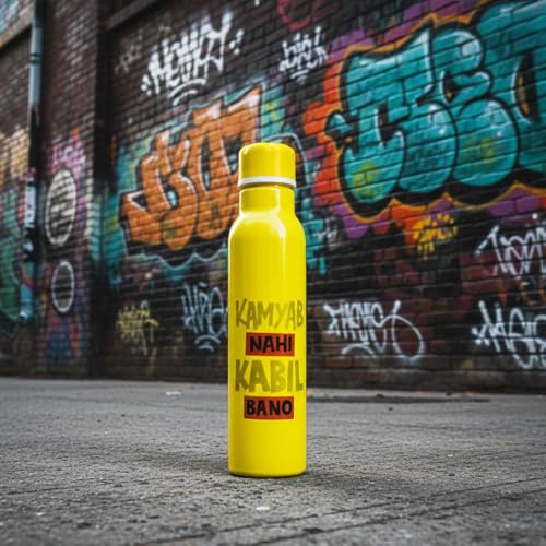 Image of RED WIND Unbreakable 1 Litre Quote Water Bottles | Pack of 12 | Multicolor | Leakproof Screw Cap | BPA-Free | Bottles for Fridge, Gym, Home, Office, School and Travel