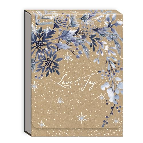 Image of Punch Studio Kraft Sprigs Holiday Pocket Notepad (50546)