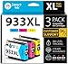 Smart Ink Compatible Ink Cartridge Replacement for HP 932 XL 933 XL 932XL 933XL High Yield 3 Pack (C/M/Y Colors) Ink Cartridges High Capacity for HP Officejet 6600 6100 6700 7110 7510 7610 7612