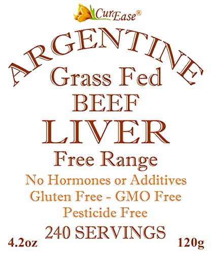 CurEase Beef Liver Powder - Argentine Grass Fed & Finished - Undefatted - 4.2 oz 240 Servings - Thumbnail 3