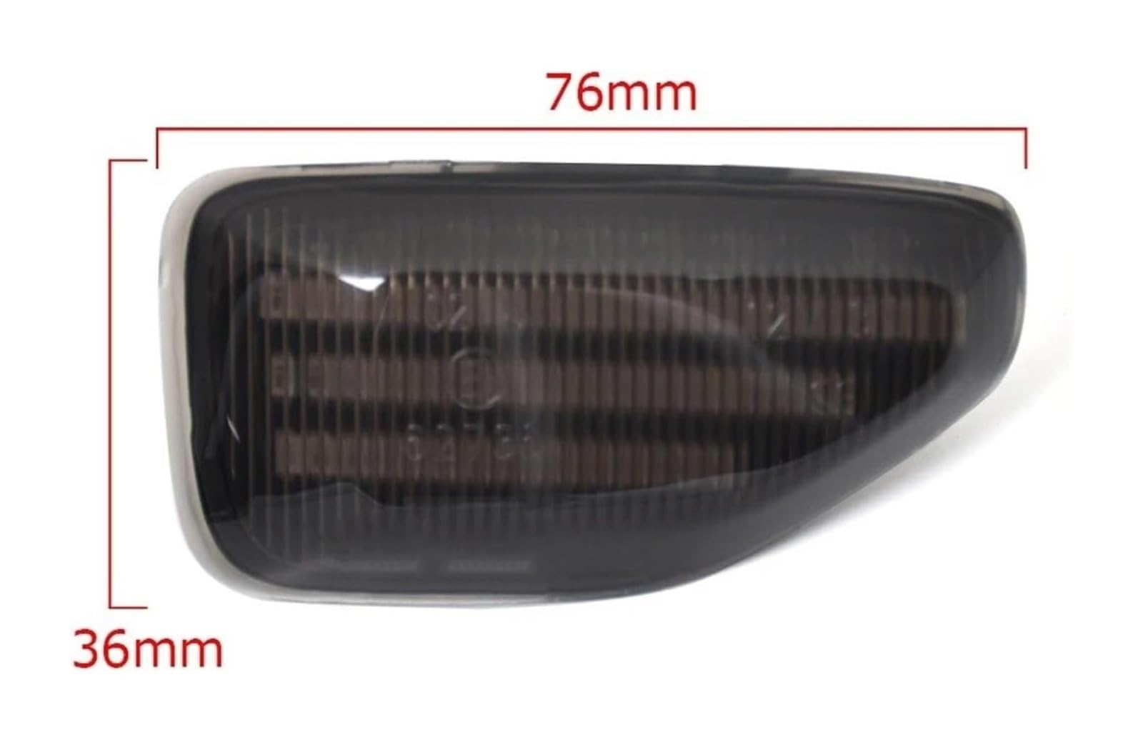 Signal Indicateurs lumières Pour D&acia Pour Duster Pour Sandero II Pour Logan 2 Pour MCV Pour Stepway Feux Position Latéraux Dynamiques À LED Clignotants(Dynamic Crystal)