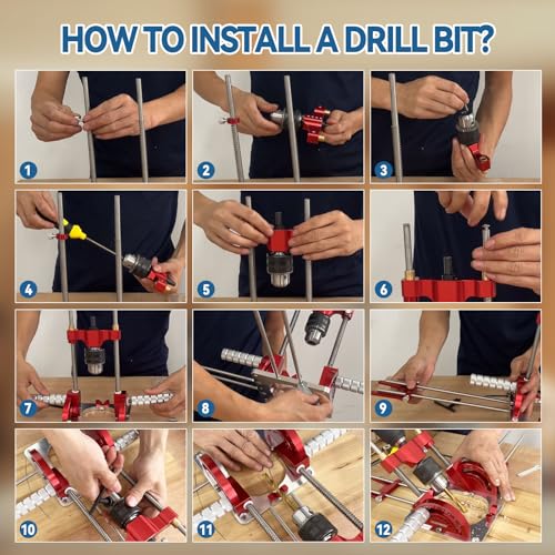 Portable Multi-Angle Drill Guide Stand for 1.5–13mm