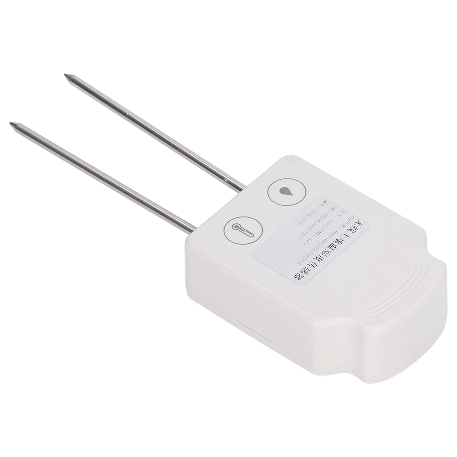 Sensor de humedad del suelo inalámbrico, detector de humedad de temperatura multifuncional -20-60 ℃ 0-40% RH 600 mAh batería de alta precisión para experimentos