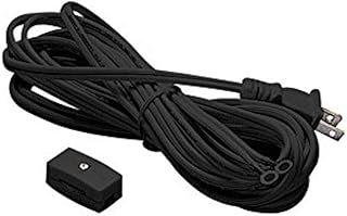 WAC Lighting LCORDSET-BK L-J Track 15FT Power Cord, Black