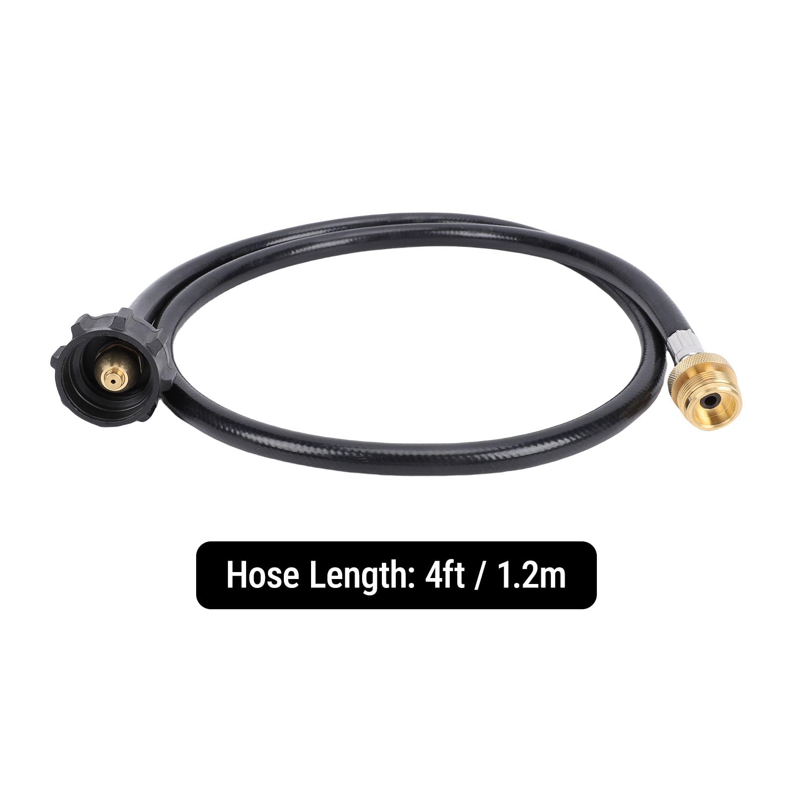 Tissting Divisore Serbatoio Gas 2 Vie con Manometro E Tubo 4ft in Ottone