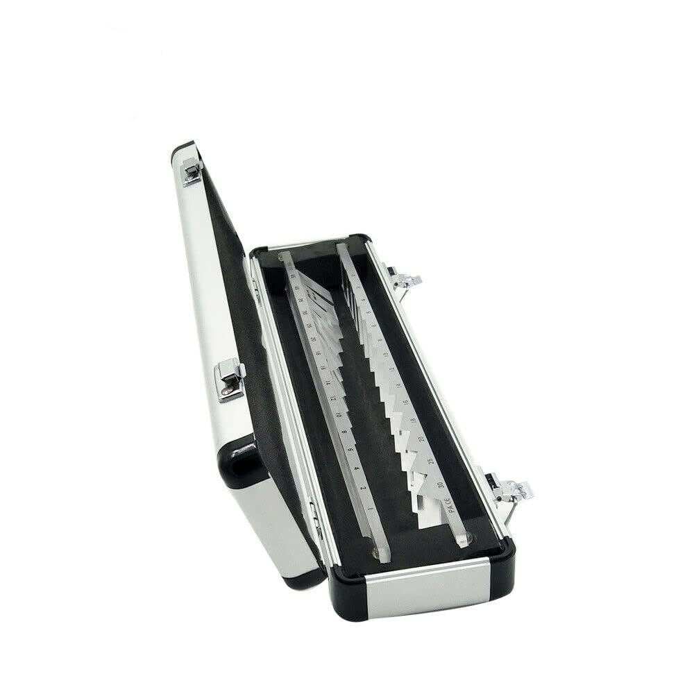 Ophthalmic Optical Prism Bar Set Horizontal (16) & Vertical (15) Eye Prism Bars/w Aluminum case