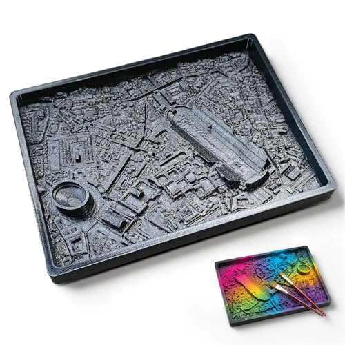 Image of Fuyoooo Dry Brush Palette for Miniature Painting,Urban Textures