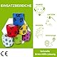 LisaCare selbstklebender Verband - 6er-Set elastische Binde - Tier Verband 5cm - Verband Hund selbstklebend medizinisch zertifiziert - buntes Pfotenset (6er-Pfotenmix)