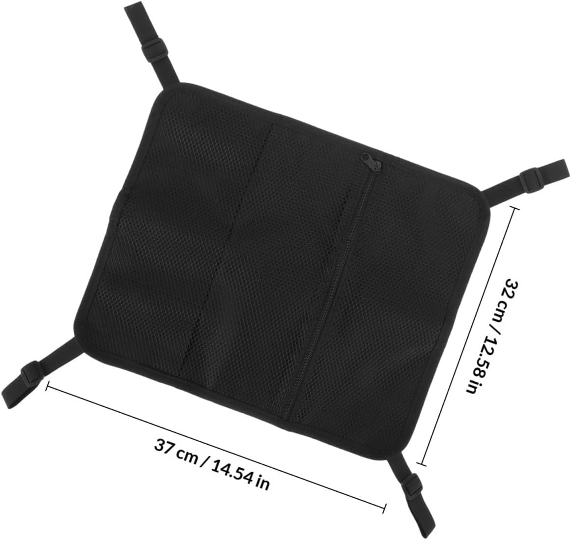 Hemoton Kayak Deck Organizer Mesh Storage Bag with Buckle Paddleboard Net Pouch Waterproof Stand-up Paddleboarding Bag for Water Sports