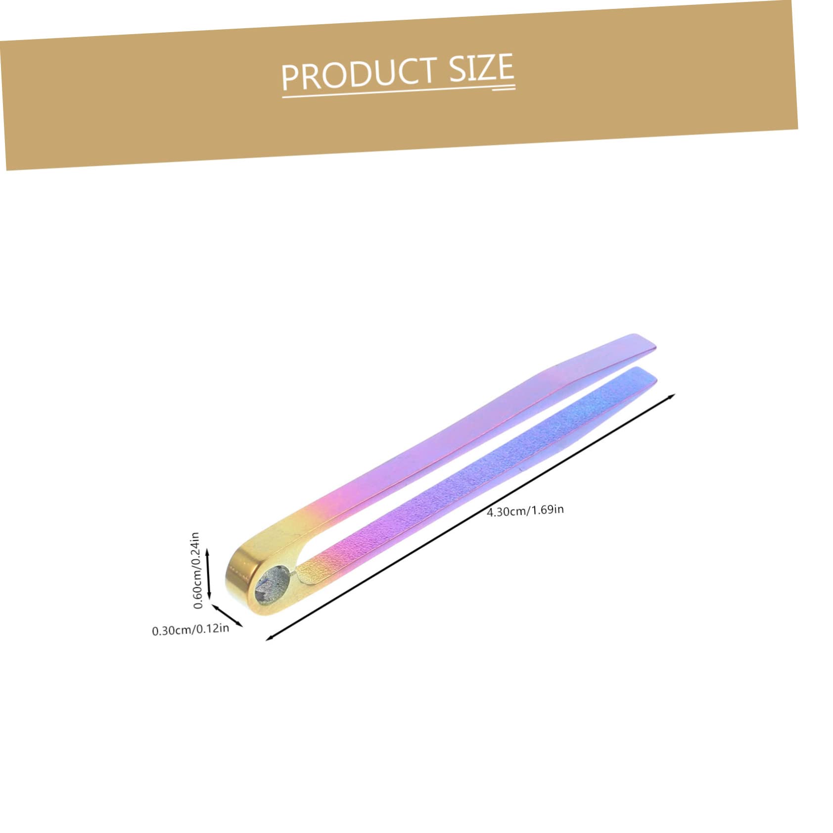 ARTIBETTER Portable Titanium Tweezers Camping Gadget Home Outdoor Tool Precision Tweezers for Travel