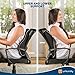 Lumbar Support Pillow for Office Chair with Strap - Perfect Lumbar Pillow Cushion for Upper & Lower Back Support for Office Chair, Back Support Back Pillow - Also Perfect Lumbar Support Pillow for Car