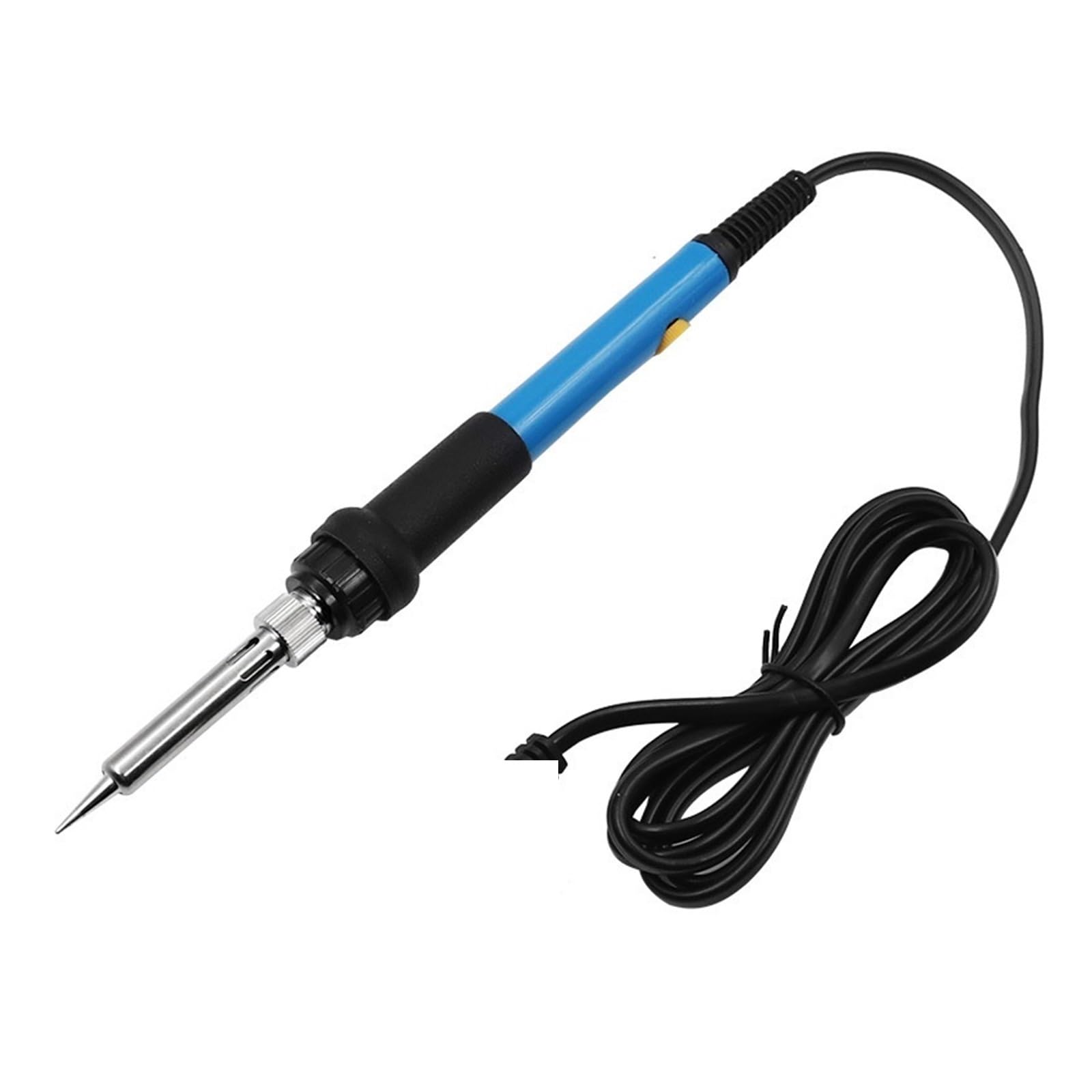 Zestaw lutownicy 10 sztuk niebieski, 60W regulacja temperatury lutownica elektryczna przenośna stacja lutownicza do spawania ciepła ołówek, narzędzia spawalnicze z łatwym do przenoszenia