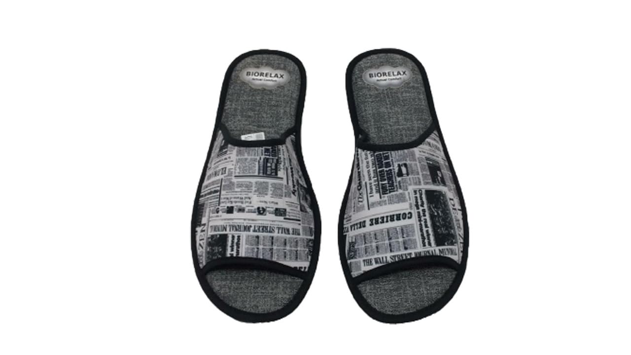 Biorelax Zapatillas de Estar por casa Puntera Abierta