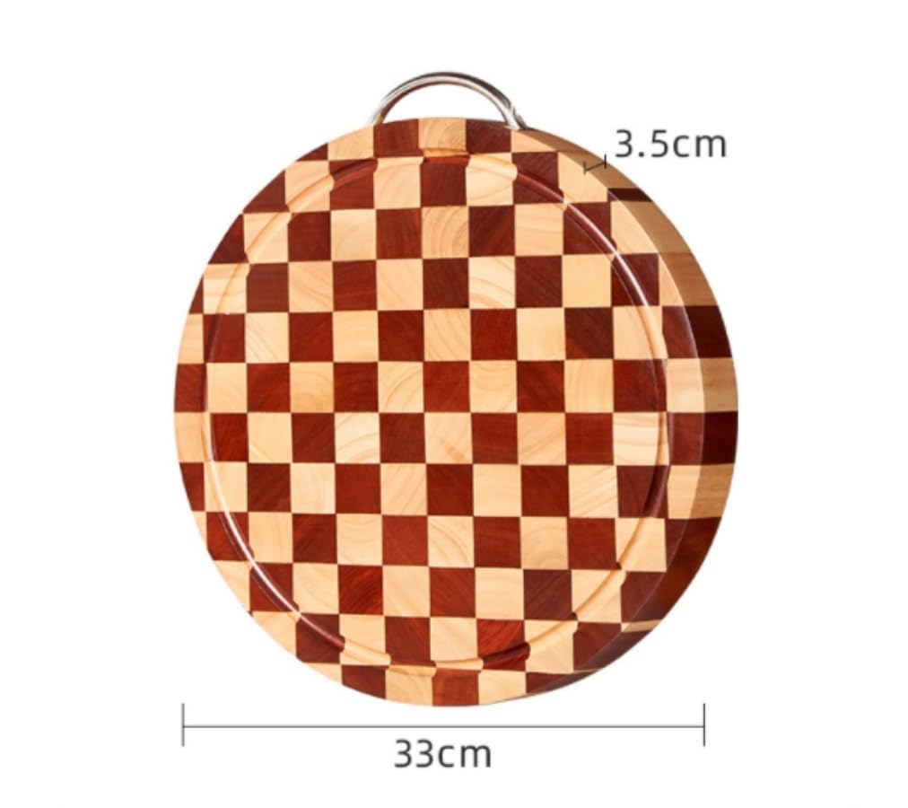 Desek do Krojenia Deska do Krojenia Deska Do Krojenia Niestandardowy Drewniany Blok Do Krojenia Spersonalizowany Prezent Na Rocznicę Parapetówki Deski do Krojenia Kuchnia(33 * 33 * 3.5cm)