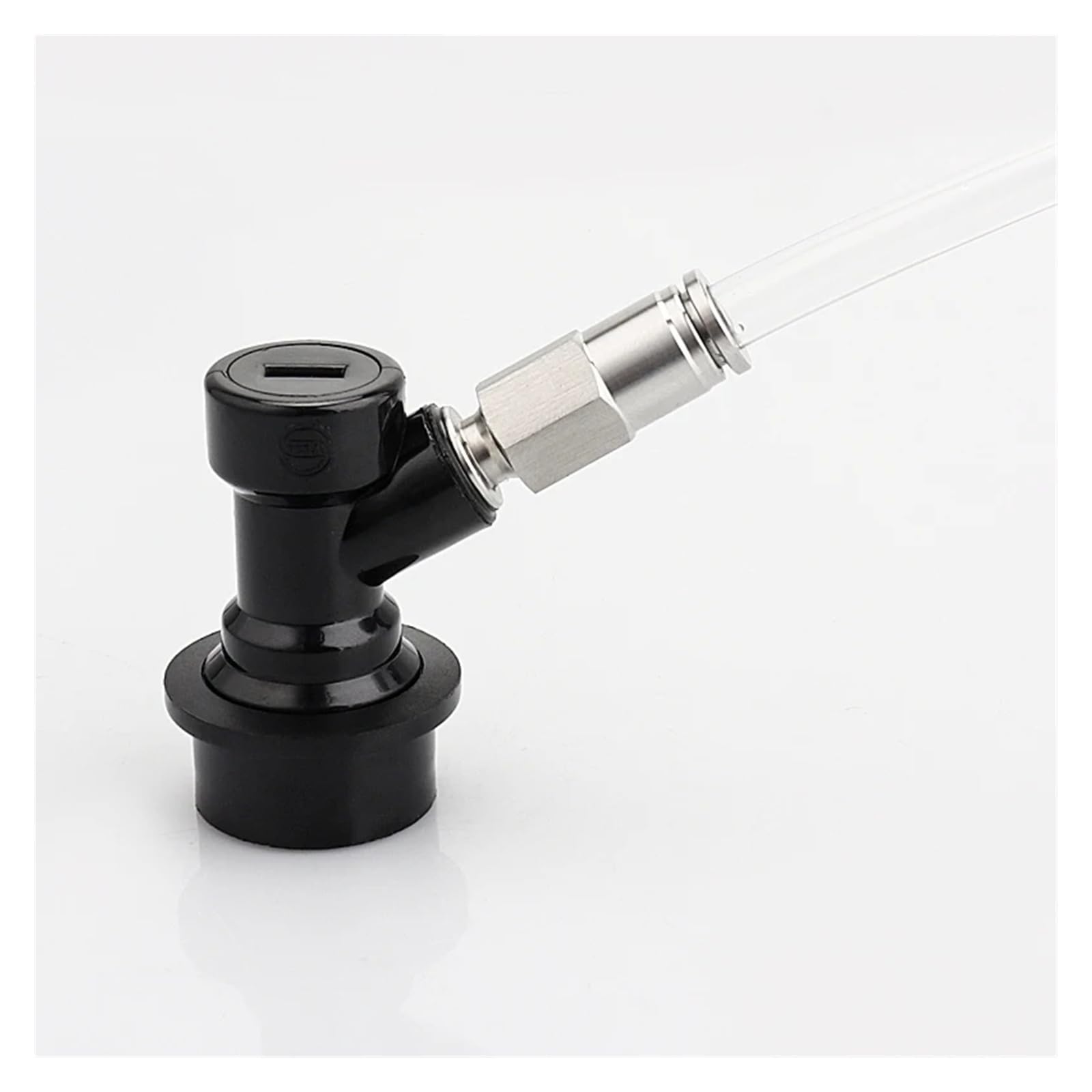 Kit di scollegamento per Fusto con Attacco a Sfera filettato per Homebrewing con Giunto rapido Pneumatico, raccordi rapidi per Tubi a innesto in Acciaio Inox 304, Accessori per Vino (9,5 mm)