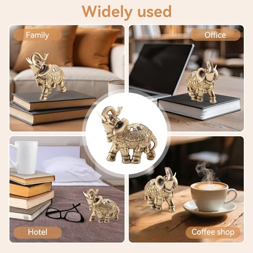 Figura Elefante de Resina para Decoración Hogar miniatura 6