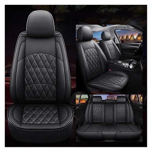 Housse de siège de voiture universelle noire 5 places pour Hyundai