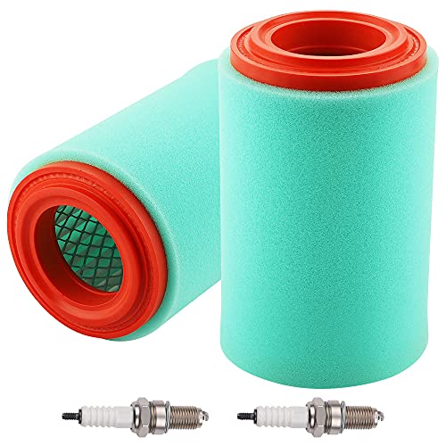 Breynet YFM400 YFM250 Air Filter YFM 400 YFM 250 Cleaner Compatible With Yamaha Bruin 250 Big Bear 250 1999-2003 Bear Tracker 250 Grizzly 400 2002-2012 Big Bear 400 (Pack of 2)