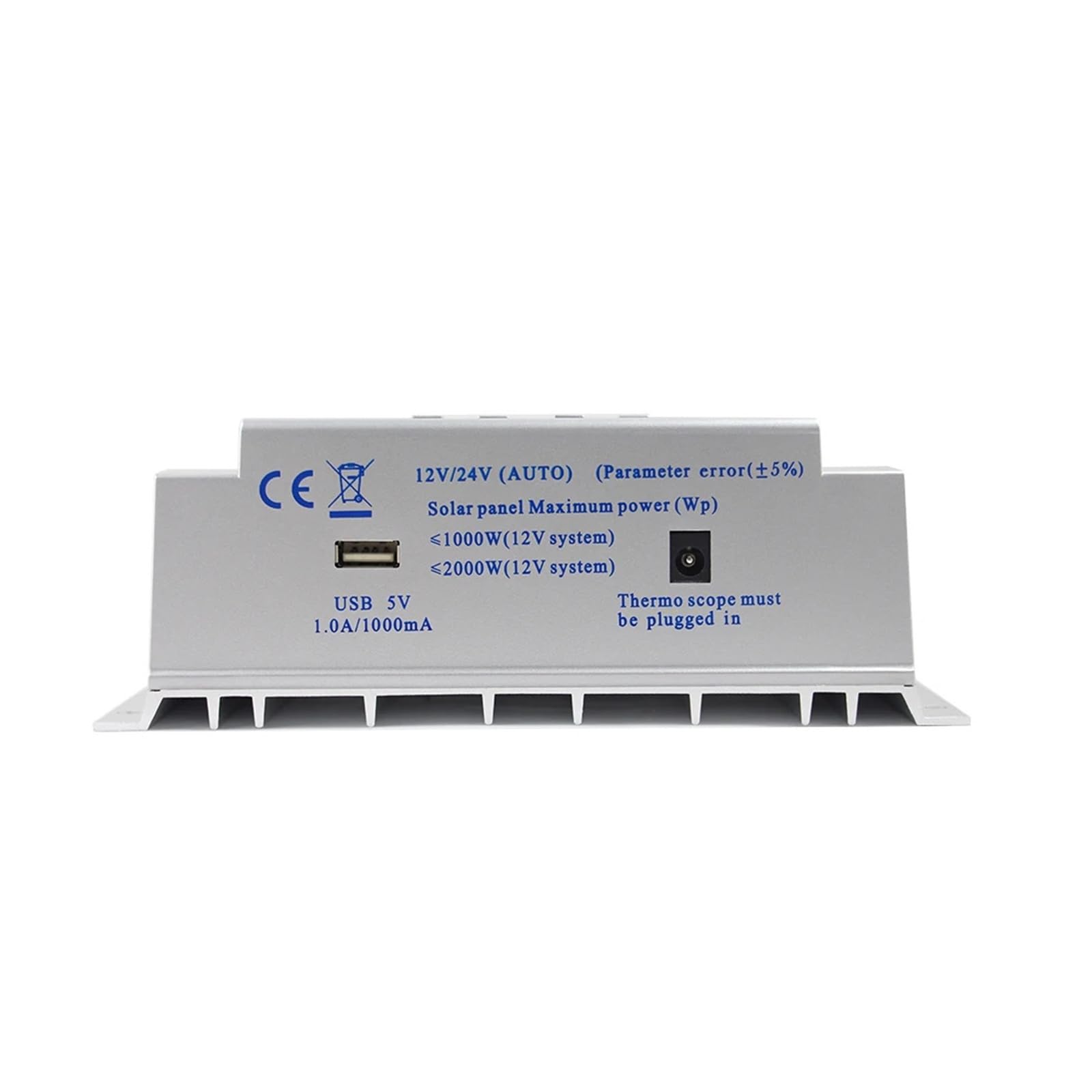 Solar Laderegler MPPT 60A Solarladeregler LCD 12V 24V Auto mit USB 5V 1500mA Solarregler Hocheffizientes Solar-Tracking-System