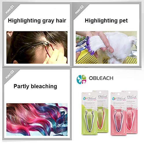 Dog Hair Coloring Tool Hair Bleach Pet Hair Styling Comb Highlight Hair Dye Brush A type D.I.Y.