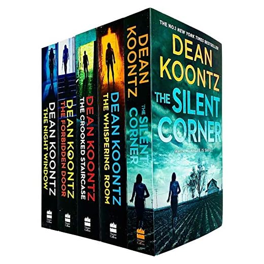 Jane Hawk Thriller Series 5 Books Collection Set by Dean Koontz (Silent Corner, Whispering Room, Crooked Staircase, Forbidden Door & Night Window)