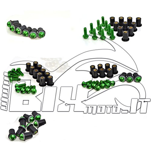 Kit viti in ergal cupolino gommini rondelle teflon...