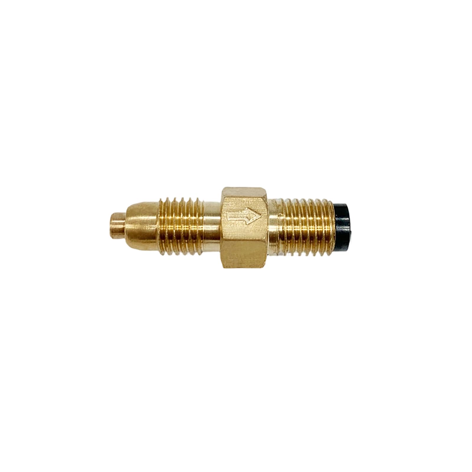 Alloneslife Men's Dpc5 Centralized Lubrication Check Fitting, Threaded Brass Body Oil Line Part With Wrench-Flat Center For Upkeep Tasks Lubrication Metering Fitting Oil Line Check Part Threaded Brass Body Wrench Flat Block