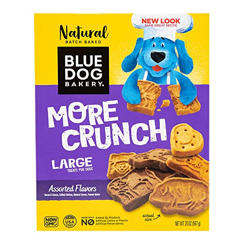 Blue Dog Bakery Natural Dog Treats, More Crunch Large, Assorted Flavors