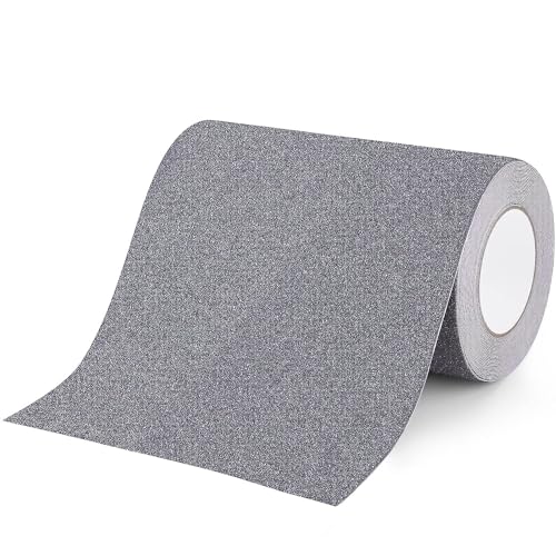 OQingluan Anti Slip Tape, 20cm*10m .9 in*33 ft, Anti Slip Safety Grip Tape for Stairs Non Skid Strip Tape, Strong Traction