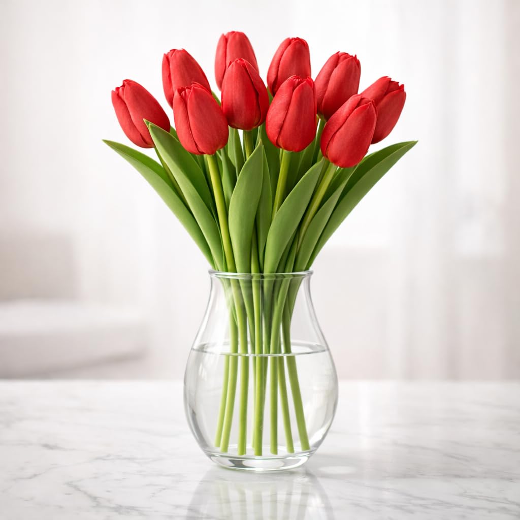 Vendola Tulip Flowers - Realistic Artificial Flowers -2 Vendola Tulip Flowers - Realistic Artificial Flowers -2