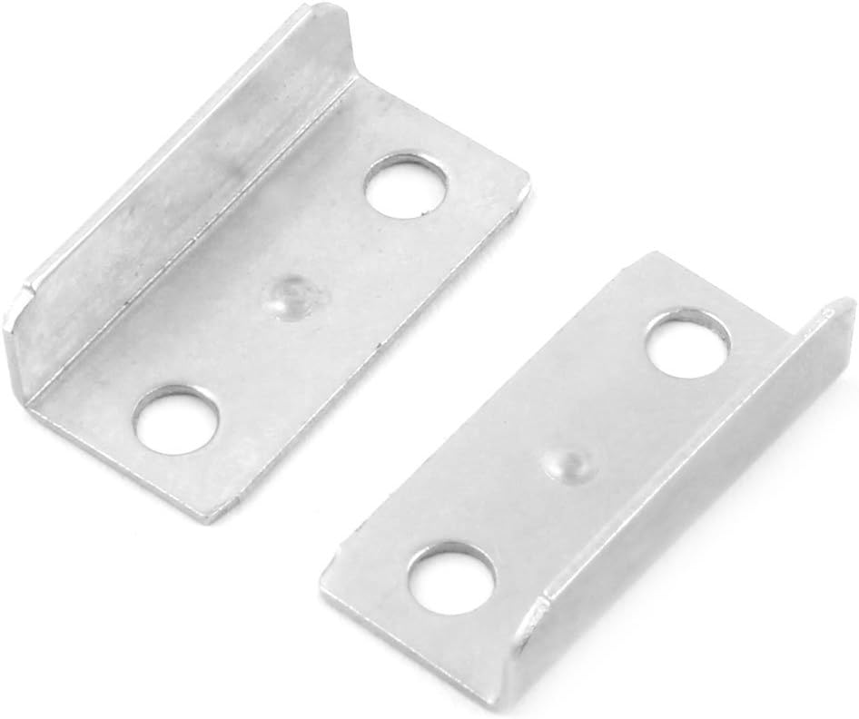 uxcell Metal L Shape Door Window Shelf Corner Brace Right Angle Bracket 28 x 13 x 8mm 10pcs