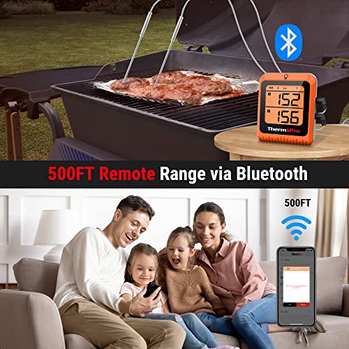 Thermopro Tp49 Digital Hygrometer Indoor Thermometer +Thermopro Tp920 500Ft Wireless Meat Thermometer #TOP2