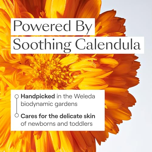 Image of Weleda Baby Calendula Body Lotion and Shampoo-Body Wash Bundle, 6.8 Fluid Ounce (Pack of 2), Plant Rich Baby Care with Calendula and Sweet Almond Oil