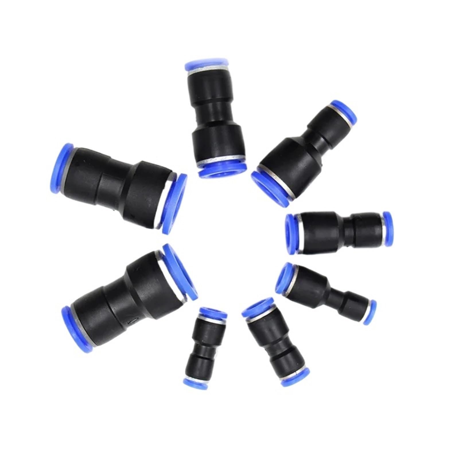 Conectores rápidos de plástico for aire, neumáticos, de un solo toque, de 4-6 mm, 6-8 mm y 6-10 mm, 100 unidades, 50 unidades(8mm-12mm(100pcs))