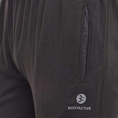 Image of BODYACTIVE Solid Color Men's Track Pants