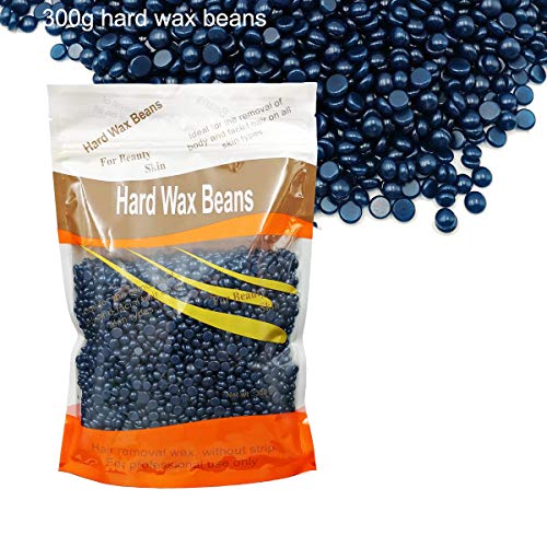 Hard Wax Beans No Strip for Hair Removal,Body Hair Depilatory Pearl Beads,Chamomile Brazilian Bikini Waxing for Women Men 10.5ounce/300g